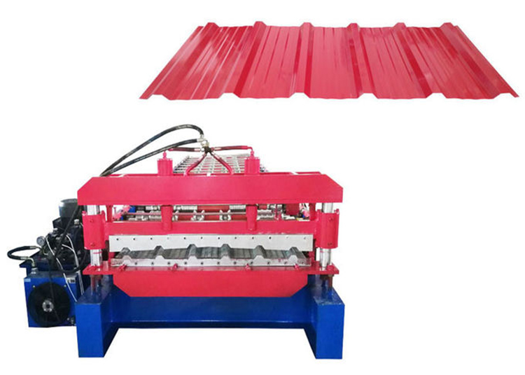 Power 4 Kw Color Steel Roll Forming Machine