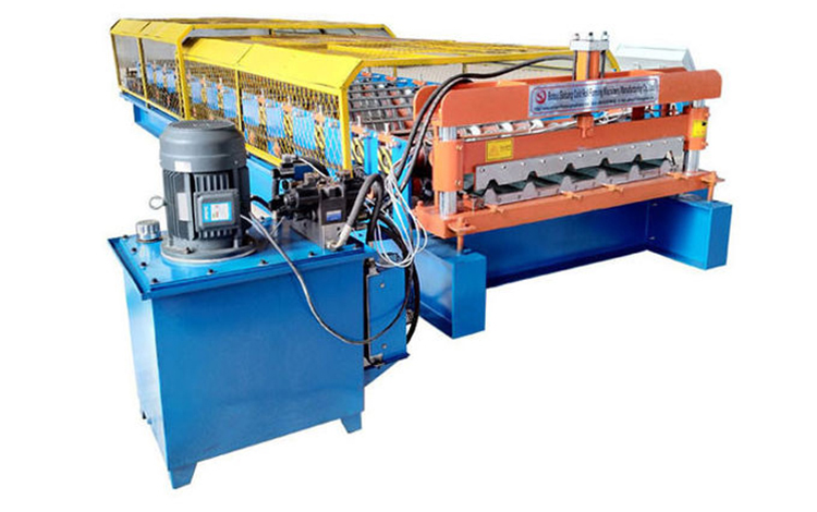 Trapezoidal Shape Roofing Sheet Roll Forming Machine