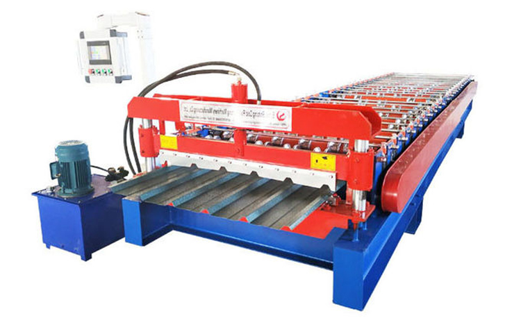 PLC Control Roofing Sheet Roll Forming Machine