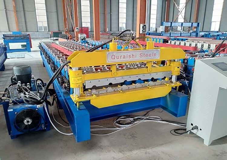 Customized Color Roofing Sheet Roll Forming Machine