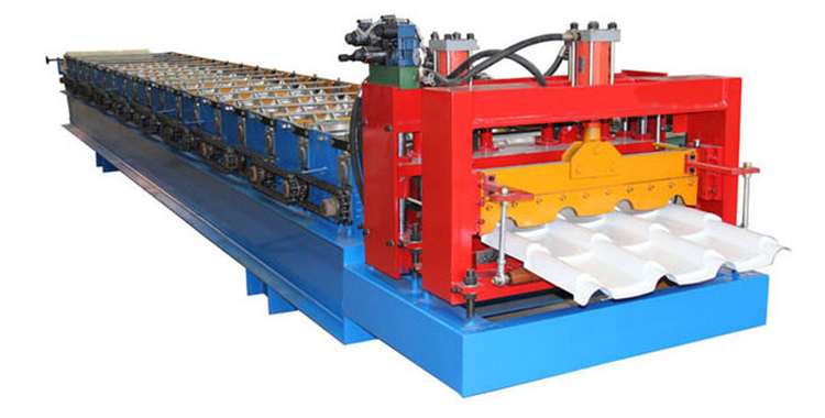 Профилегибочная машина для производства глазурованной плитки из листового железа