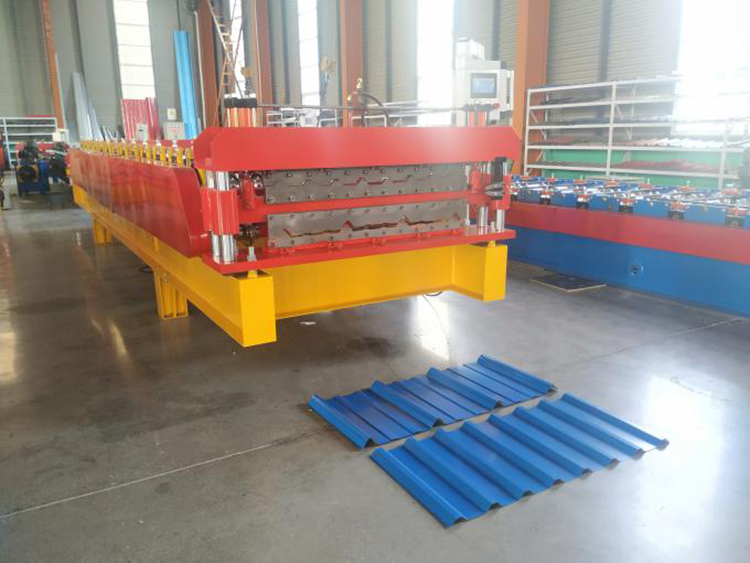 Cold PLC 15m/Min Double Layer Roofing Sheet Roll Forming Machine