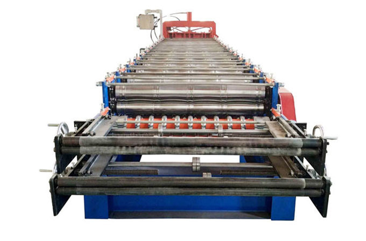 Máquina formadora de rollos de doble capa de azulejos de acero personalizados