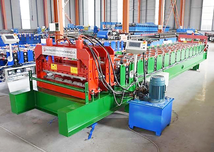 Long Curving Roof Trapezoidal Sheet Roll Forming Machine