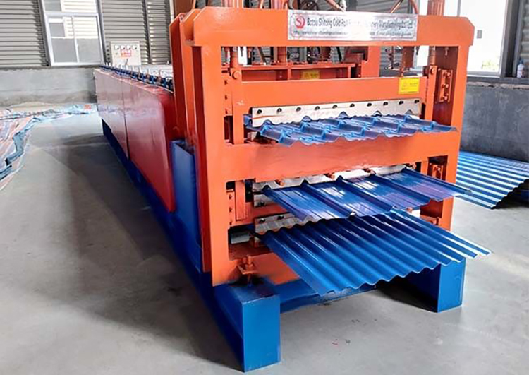 Three Layer Ibr Sheet Roll Forming Machine