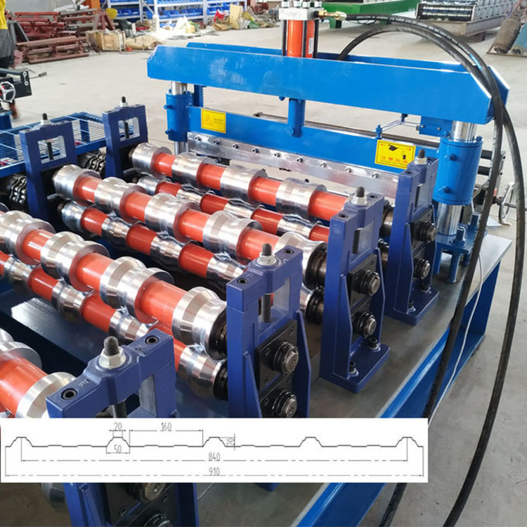 Coated Panel Toofing Sheet Roll Forming Making Machine