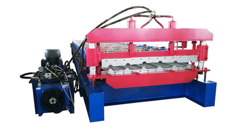 Color Steel Roofing Sheet Metal Roll Forming Machine