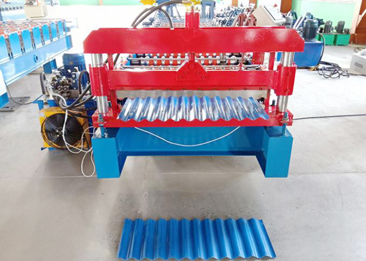 Popular Corrugated Steel Roofing Sheet Roll Forming Machine