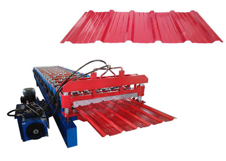 Trapezförmige PPGL-Wand- und Dachblech-Rollformmaschine