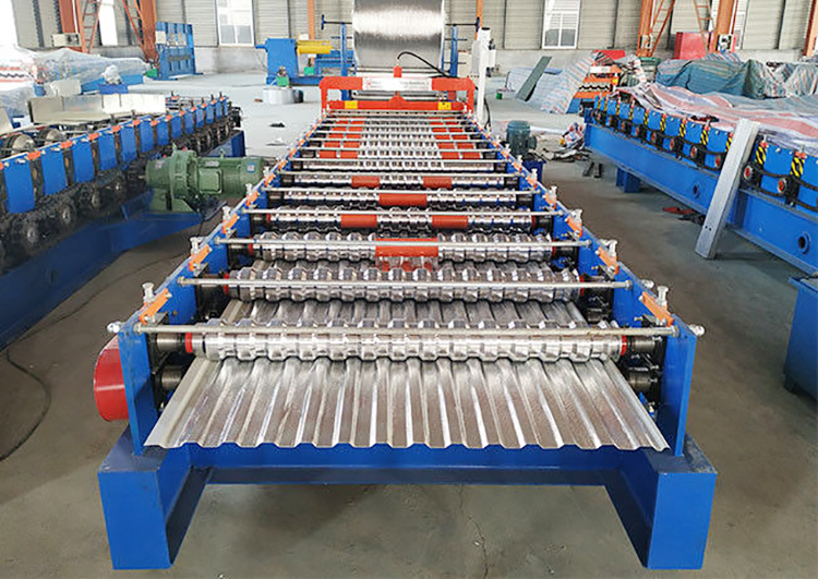 Máquina para fabricar láminas revestidas de color de acero galvanizado de hierro