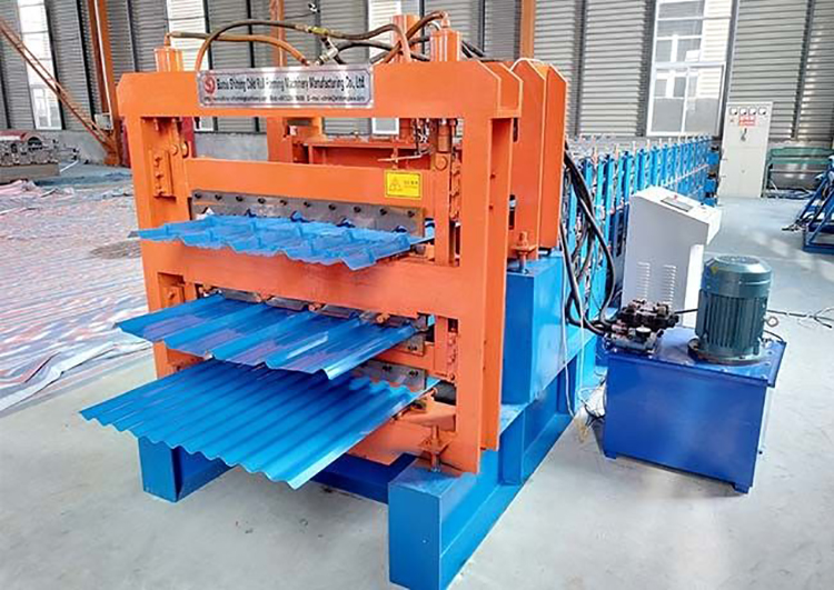 Triple Layer Roofing Sheet Roll Forming Machine
