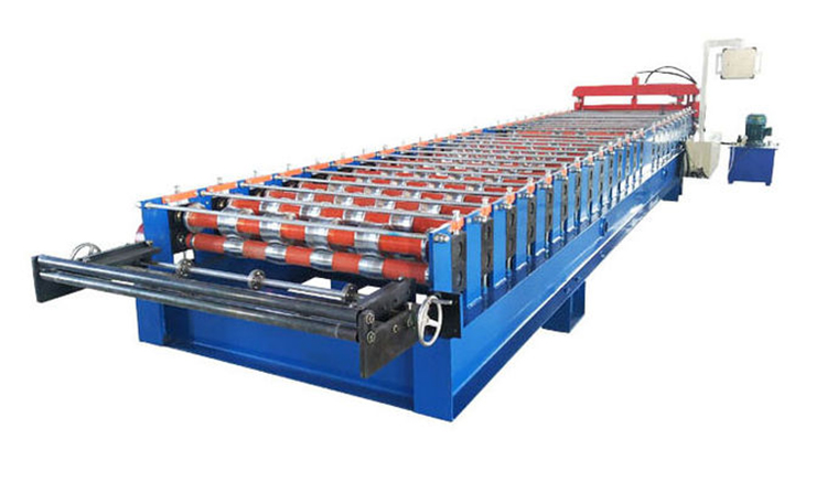 PLC Control Roofing Sheet Roll Forming Machine