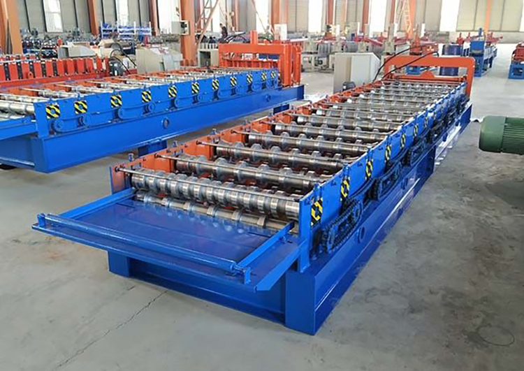 Trapezoidal Colour Coated Sheet Profile Sheet Metal Roll Forming Machine
