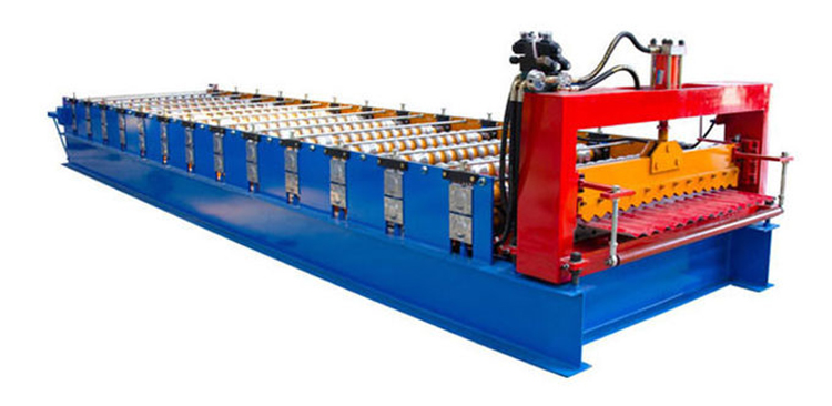 High Efficiency Corrugated Sheet Roll Forming Machine