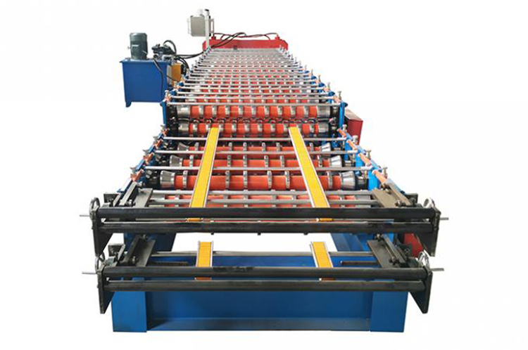 Sepenuhnya Otomatis 15m / Min PPGI Double Layer Roll Forming Machine