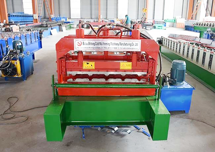 Long Curving Roof Trapezoidal Sheet Roll Forming Machine