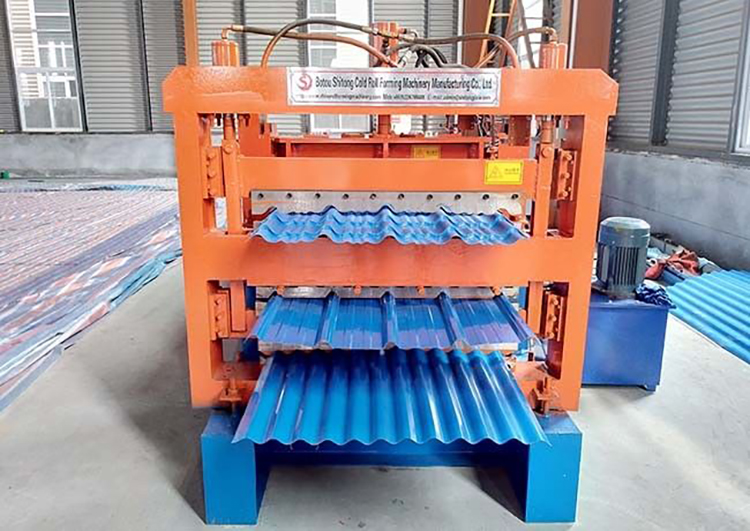 Three Layer Ibr Sheet Roll Forming Machine