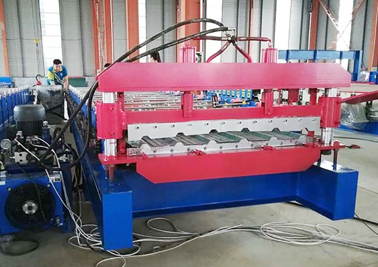 Mesin Roll Forming Lembaran Hidrolik Penggerak Logam