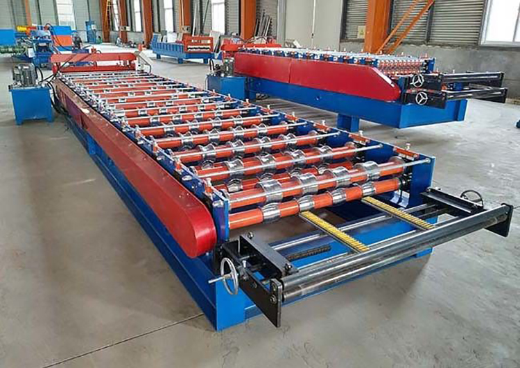 1250 IBR Color Steel Roof Panel Sheet Metal Roll Forming Machines