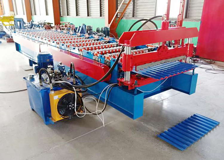 Popular Corrugated Steel Roofing Sheet Roll Forming Machine