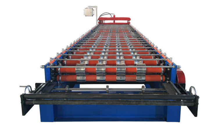 Trapezoidal PPGL Metal Roofing Sheet Roll Forming Machine