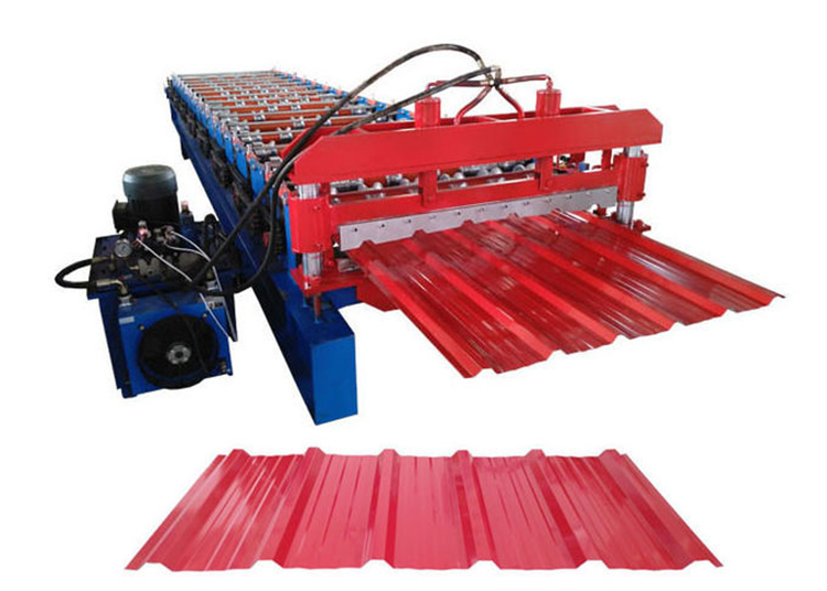 Power 4 Kw Color Steel Roll Forming Machine