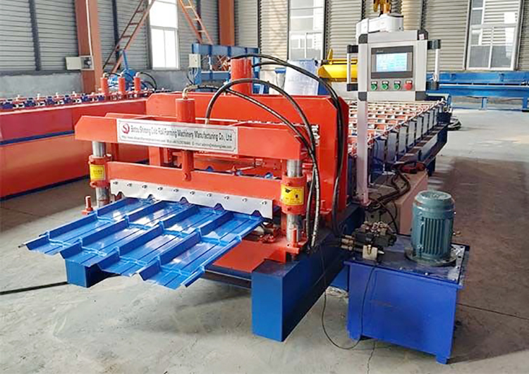 Power 4+4 Kw Glazed Tile Roll Forming Machine