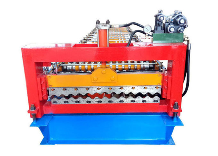 High Efficiency Corrugated Sheet Roll Forming Machine