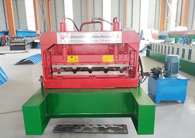 Long Curving Roof Trapezoidal Sheet Roll Forming Machine
