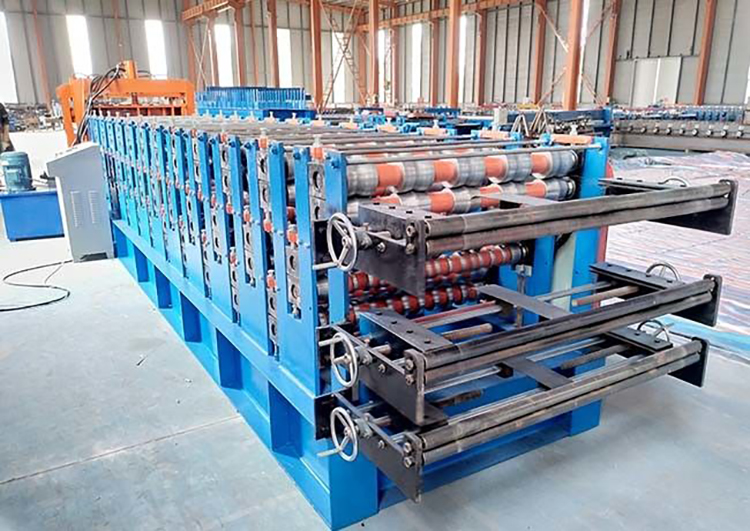 Three Layer Ibr Sheet Roll Forming Machine