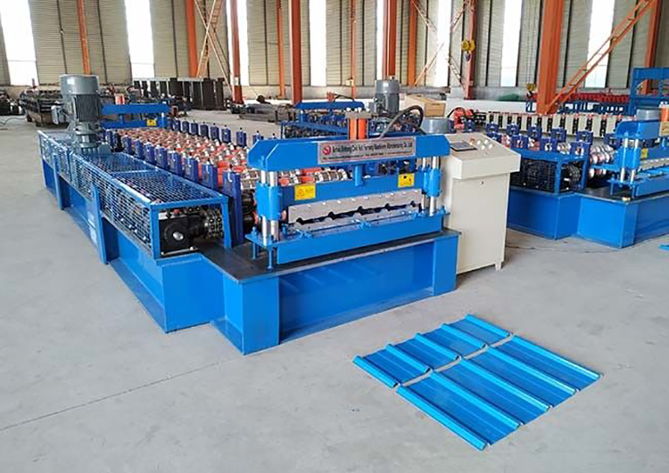 Профилегибочная машина для производства синего трапециевидного листа