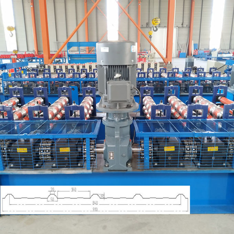 Avrupa Standardı Metal Çelik Çatı Kaplama Rulo Şekillendirme Makinesi