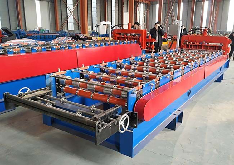 Antique Roof Glazed Tile Roll Forming Machine