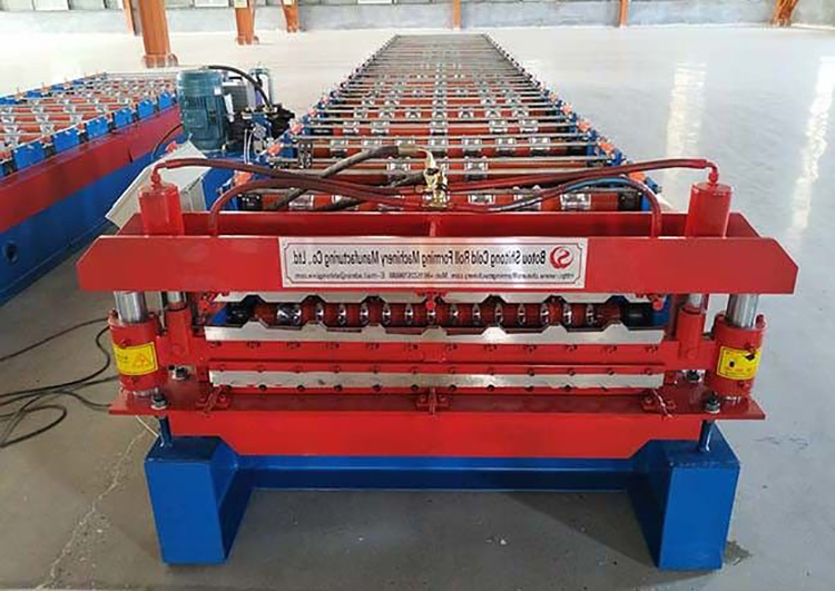Double Different Profile Roofing Double Layer Roll Forming Machine