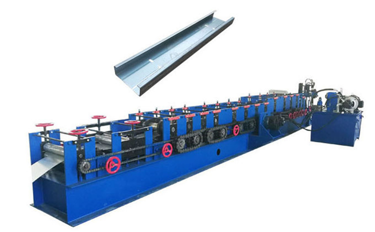 Cold Iron Steel C Purlin Roll Forming Machine 