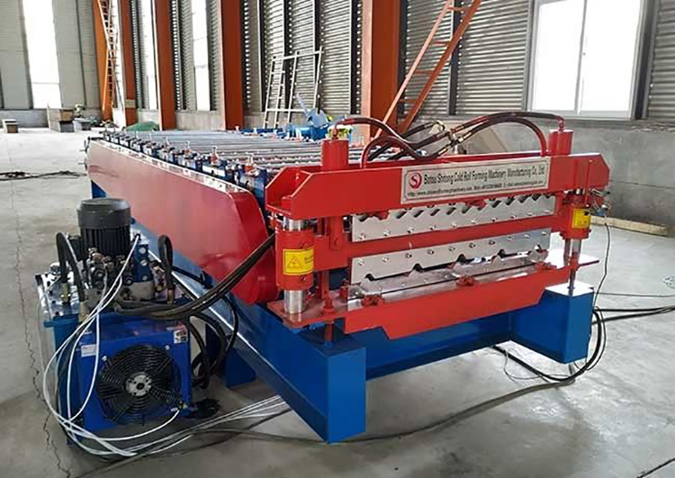 Double Different Profile Roofing Double Layer Roll Forming Machine