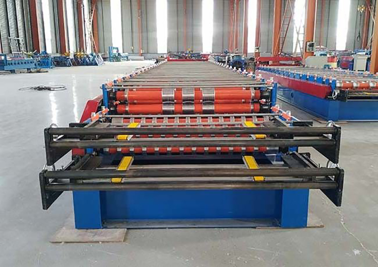 Roof Panel Double Layer Rolling Making Forming Machine