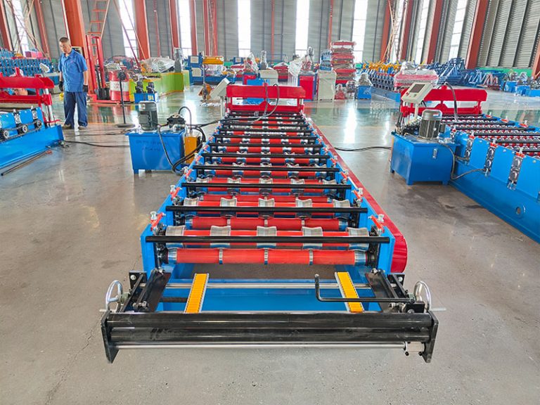 IBR RoofTrapezoidalWall Panel Roll Forming Machine6