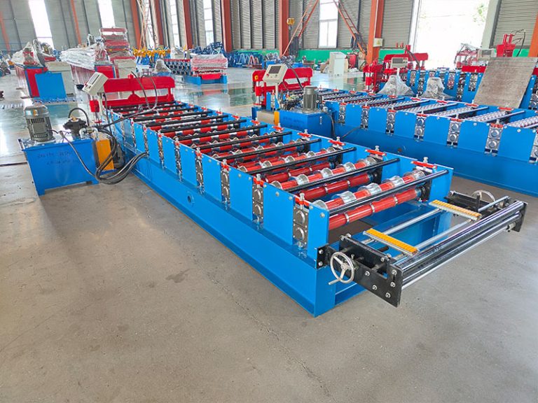 IBR RoofTrapezoidalWall Panel Roll Forming Machine7